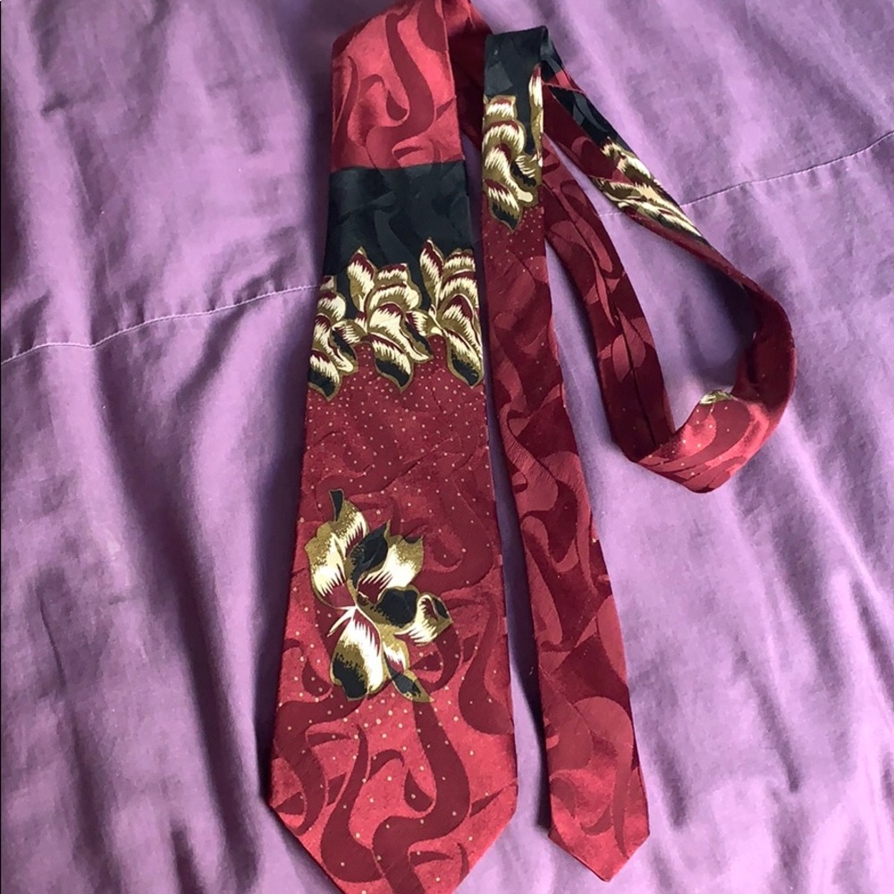 Vintage Screenplay silk tie